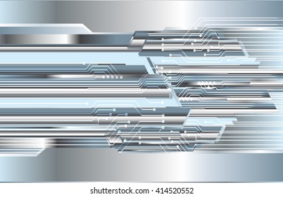 Silver abstract hi speed internet technology background illustration. eye scan virus computer. motion move. vector