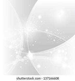 Silver abstract vector background