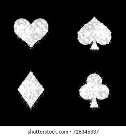 Silver Ace Playing Card signs