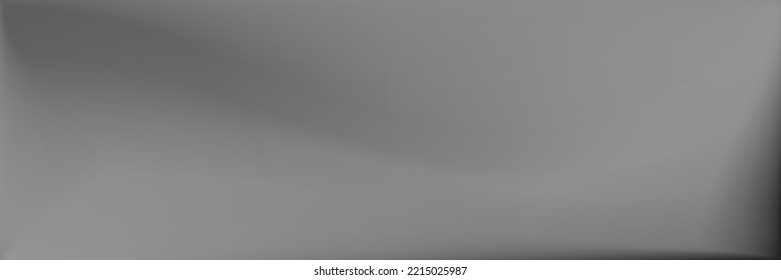 Malla de gradiente ondulado plateado de aluminio. Malla de gradiente ondulado blanco y negro. Fondo Original De Agua Gris. Ilustración De Textura Gris Borrosa. Marco de diseño moderno y natural en blanco.