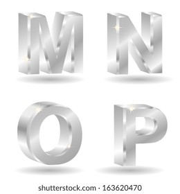 Silver alphabet