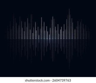 silver audio amplifier equalizer background for entertainment venues vector