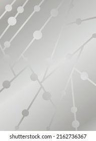 
Silver background with circles and lines