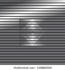 Silver background. Geometric abstraction. Vector illustration