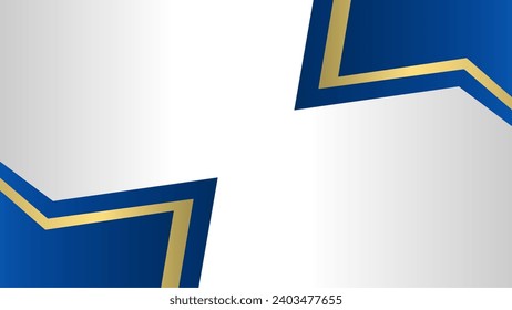 Fondo plateado con formas abstractas de color azul dorado. Fondo azul plateado moderno