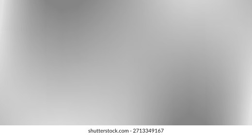 Silberner Hintergrund mit Metallspiegel-Textur. Farbverlauf-Oberfläche mit einfacher abstrakter Lichtkugel.	