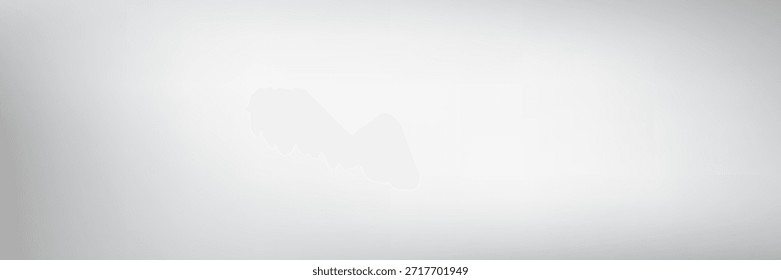 Silberner Hintergrund mit Metallspiegel-Textur. Farbverlauf-Oberfläche mit einfacher abstrakter Lichtkugel.	