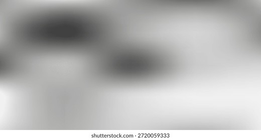 Silberner Hintergrund mit Metallspiegel-Textur. Farbverlauf-Oberfläche mit einfacher abstrakter Lichtkugel.