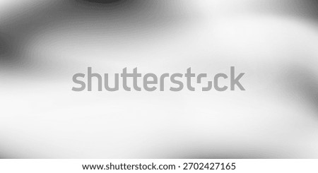 Silver background with metal mirror texture. Chrome gradient surface with simple abstract light ball. vector ilustration	