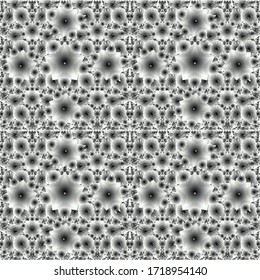 Silver background. Vector seamless pattern on a white background. Abstract geometric pattern. Seamless geometric pattern. Geometric background with rhombus and nodes. Vector silver texture.