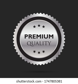 Silver Badge Premium Quality Tag For Shop Industry Design