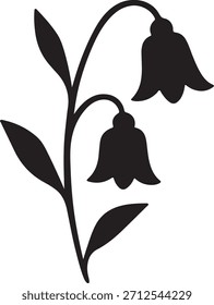 Silber Glocke Symbol - Vektorgrafik