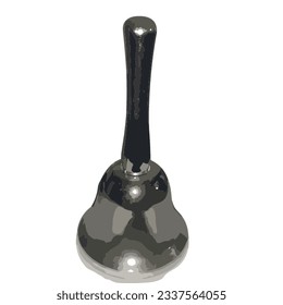 Silver bell in shiny look