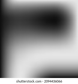 Silver Black Liquid Smooth Blurred Texture. Digital Minimal Trendy Metallic Gradient Background. Grey Aluminium Watercolor Digital Gradient Mesh. Dark Monochrome Vector Empty Blurry Wallpaper.