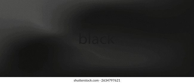 Fundo original preto e branco prata. Ilustração de Superfície Suave Natural. Malha De Gradiente Ondulado Cinza. 