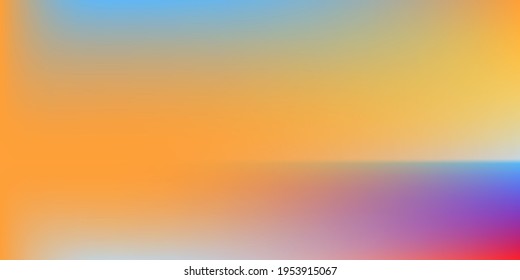 Silver Blank Green Trendy Background. Blue Neon Modern Geometric Design Backdrop. Empty Orange Bright Gradient Mesh Screens Illustration. Modern Vivid Grey Watercolor Colorful Blurred Texture.