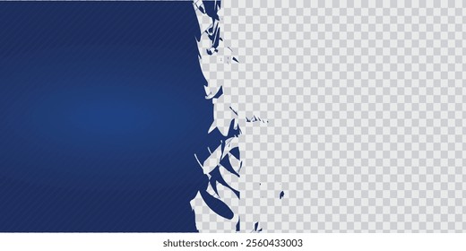 Silver blue grunge design abstract transparent banner vertical vector illustration design background 