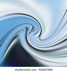 Silver blue wavy abstract vector background