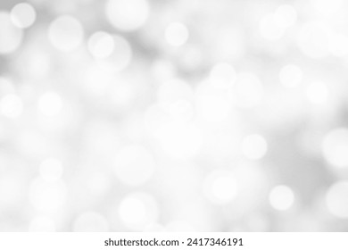 Fondo de Bokeh Plateado. Textura suave de invierno. Patrón de resumen festivo. Ilustración del vector