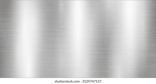 Silver brushed metal texture background, metal wide textured plate brushed gradient, industrial grey silver rough metallic plate, shiny lustrous metallic dull polished stainless steel