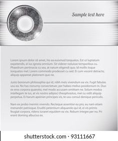 Silver business background.