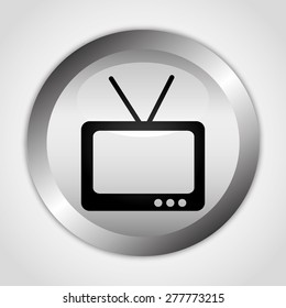 silver button design, vector illustration eps10 graphic 