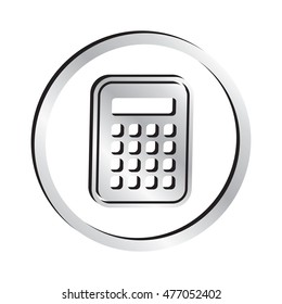 Silver Calculator Icon