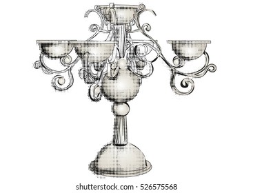 silver candelabrum