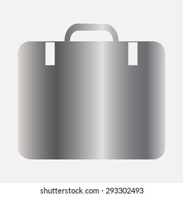 Silver Case. Vector icon isolated 