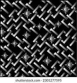Fondo del vector abstracto de textura de cadena plateada