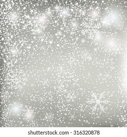 Silver Christmas background 