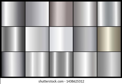 Chrome Metal Silver Texture Vector Icon Stock Vector (Royalty Free ...