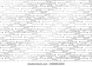 Silver Circuit Board Pattern Background Technology Background