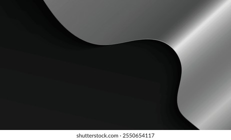 silver cloth on gray background.