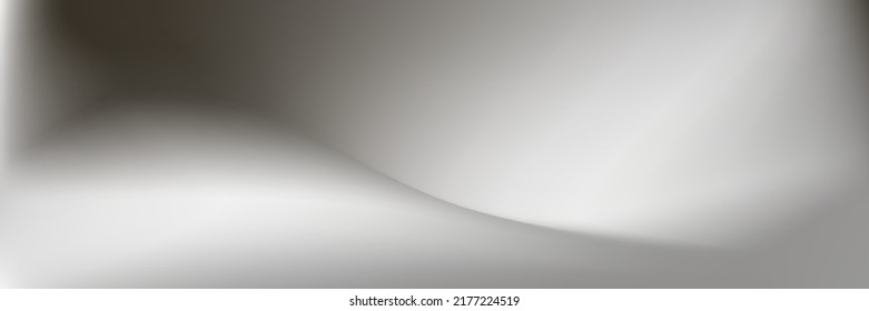 Silver Cloudy Weather Gray Wavy Gradient Mesh. Sky Water Light Cloud Blurry Fluid Wallpaper. Pastel Curve Liquid Metal Smoke White Smooth Surface. Smooth Grey Smog Flow Monochrom Gradient Backdrop.