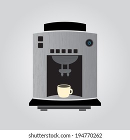 silver coffeemaker espresso machine eps10