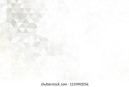 Silver color geometric low poly vector illustration. For Business Design Templates, Wallpaper, holiday invitation.