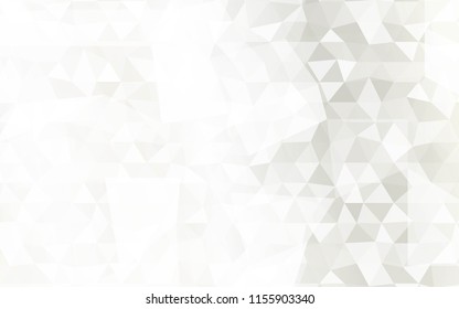 Silver color geometric low poly vector illustration. For Business Design Templates, Wallpaper, holiday invitation.