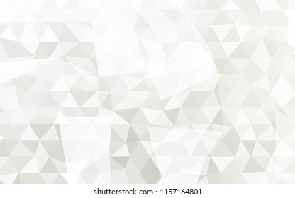 Silver color geometric low poly vector illustration. For Business Design Templates, Wallpaper, holiday invitation.