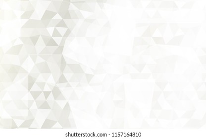 Silver color geometric low poly vector illustration. For Business Design Templates, Wallpaper, holiday invitation.