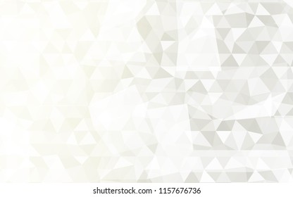 Silver color geometric low poly vector illustration. For Business Design Templates, Wallpaper, holiday invitation.