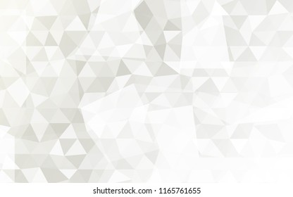 Silver color geometric low poly vector illustration. For Business Design Templates, Wallpaper, holiday invitation.