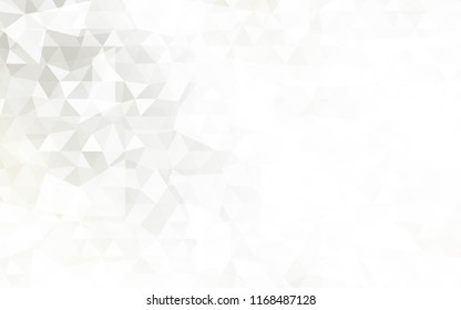 Silver color geometric low poly vector illustration. For Business Design Templates, Wallpaper, holiday invitation.