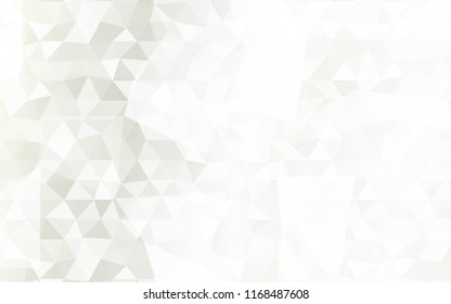 Silver color geometric low poly vector illustration. For Business Design Templates, Wallpaper, holiday invitation.