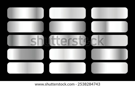 Silver color or metalic color gradient
