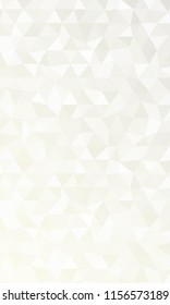 Silver Color polygonal vector illustration. Design for your business. Geometric background.