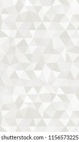 Silver Color polygonal vector illustration. Design for your business. Geometric background.