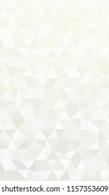 Silver Color polygonal vector illustration. Design for your business. Geometric background.