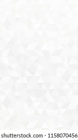 Silver Color polygonal vector illustration. Design for your business. Geometric background.