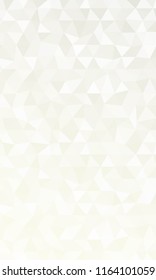 Silver Color polygonal vector illustration. Design for your business. Geometric background.